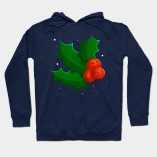 Super Cute Christmas Holly Hoodie